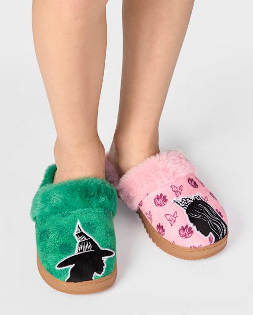 Girls Wicked Elphaba Glinda Slippers