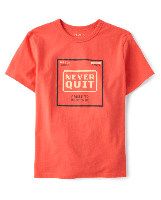 Boys Never Quit Graphic Tee