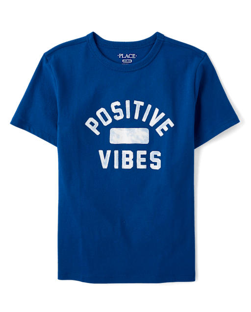 Boys Positive Vibes Graphic Tee