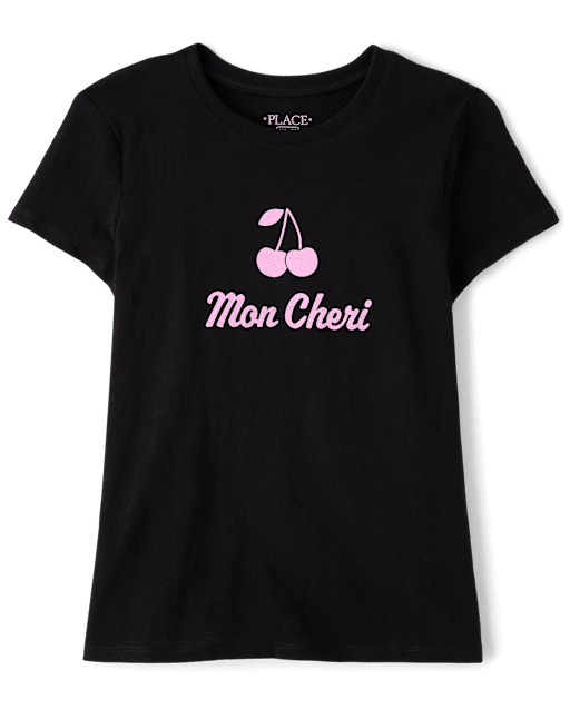 Girls Mon Cheri Graphic Tee