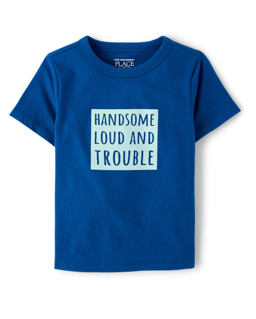 Baby And Toddler Boys Handsome Graphic Tee