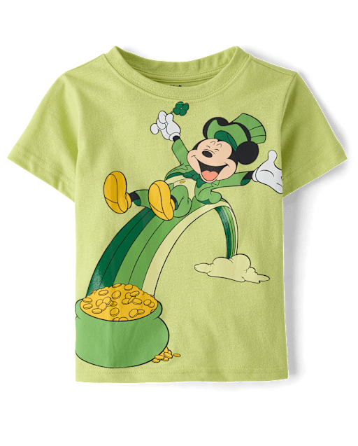 Baby And Toddler Boys Mickey Mouseâ¢ St. Patrick's Day Graphic Tee