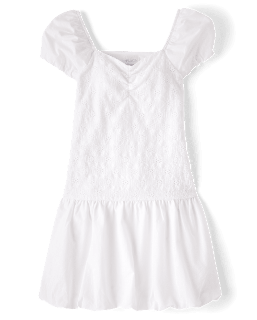 Womens Mommy And Me Eyelet Bubble Dress