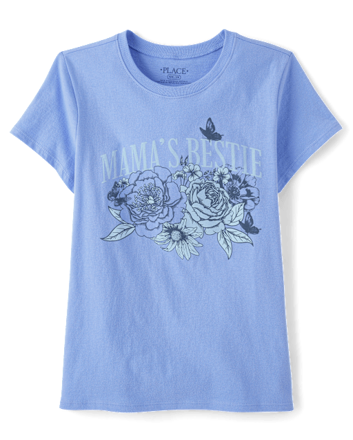 T-shirt graphique « Meilleure amie de maman » pour filles