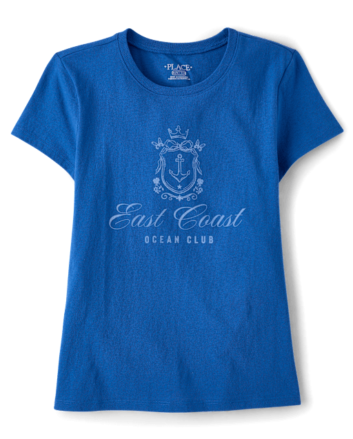 T-shirt graphique pour filles East Coast Ocean Club