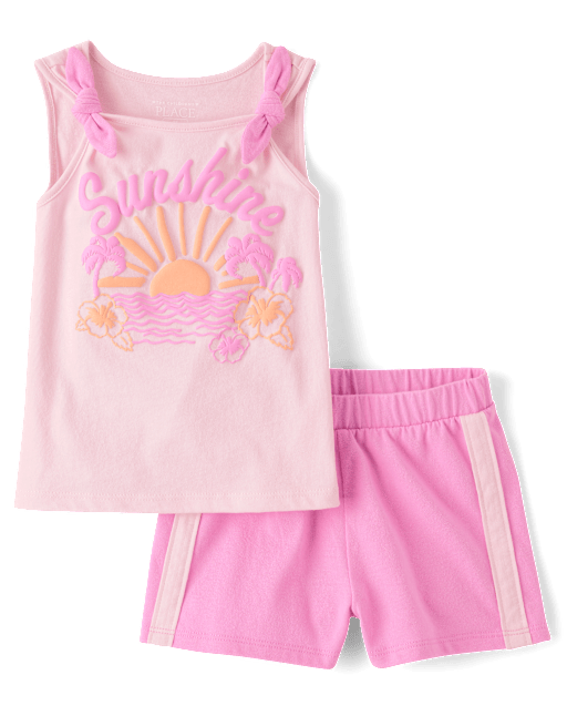 Toddler Girls Sunshine 2-Piece Outfit Set