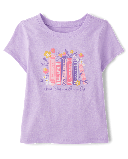 Baby And Toddler Girls Books Graphic Tee