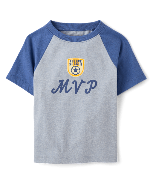 Baby And Toddler Boys MVP Graphic Ringer Tee