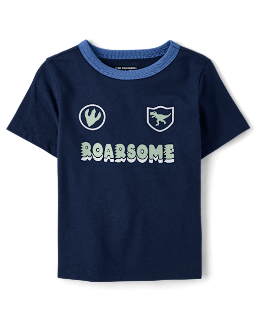T-shirt à motifs rugissants pour bébés et petits garçons