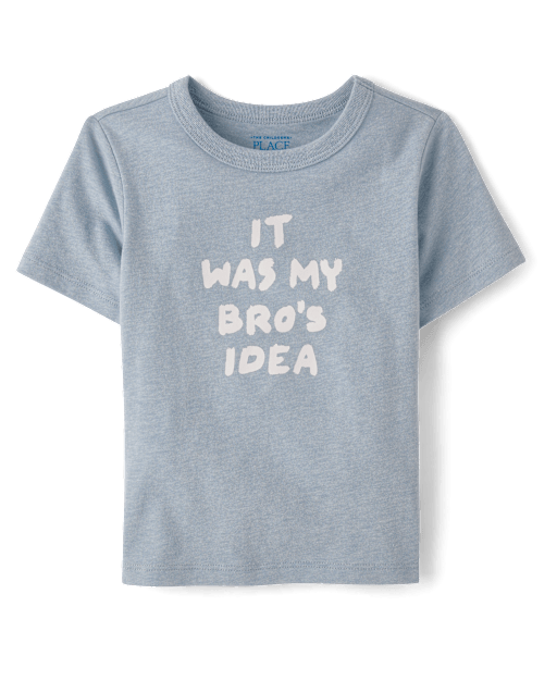Baby And Toddler Bro's Idea Graphic Tee