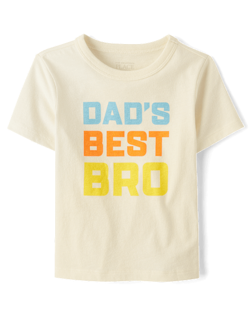 T-shirt graphique « Meilleur frère de papa » pour bébés et petits garçons