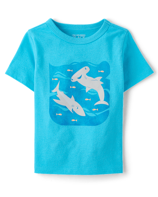 Baby And Toddler Boys Sea Animals Graphic Tee