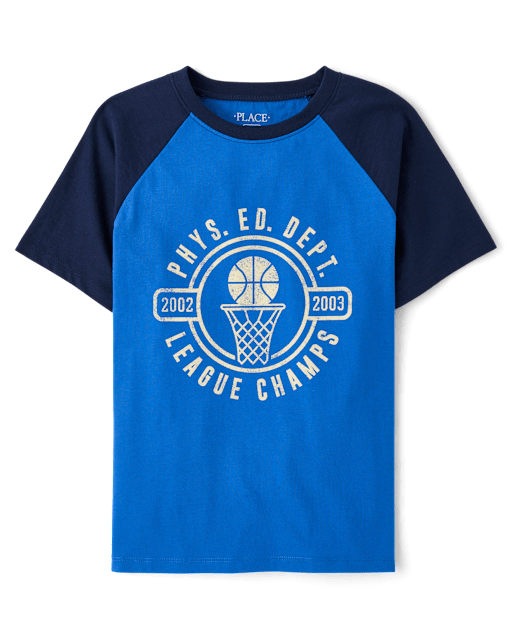 T-shirt raglan graphique Boys League Champs