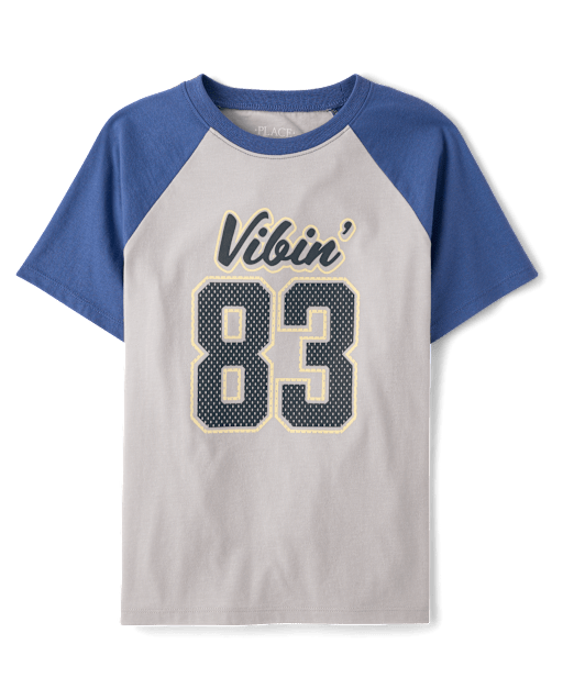 T-shirt raglan graphique Boys Vibin' 83