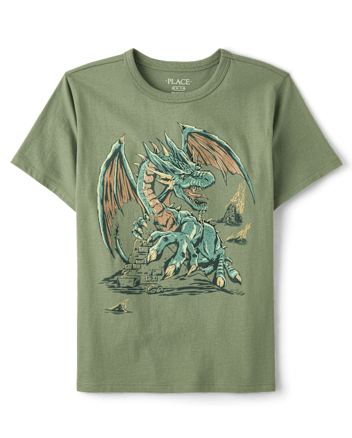 Boys Dragon Graphic Tee