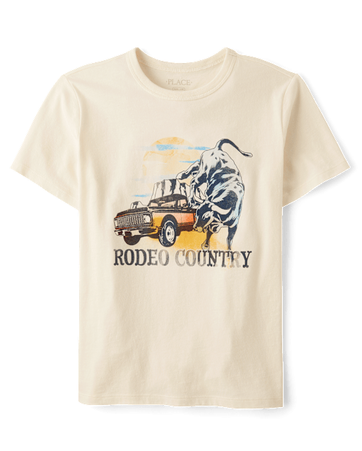 T-shirt graphique Rodeo Country pour garçons