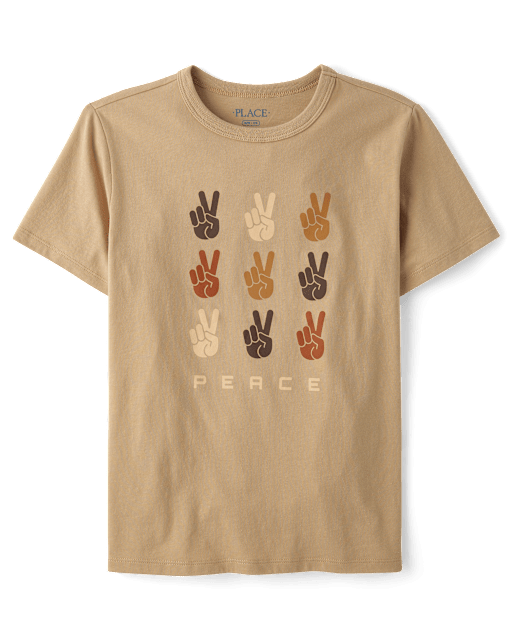 T-shirt graphique Paix pour garçons