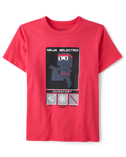 Boys Ninja Video Game Graphic Tee