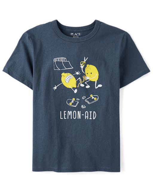Boys Lemon Aid Graphic Tee