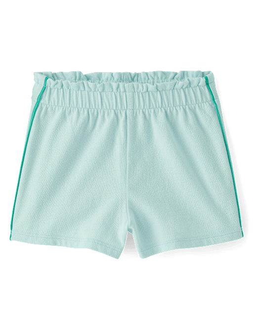 Short fluide à taille haute en papier pour bébés et petites filles