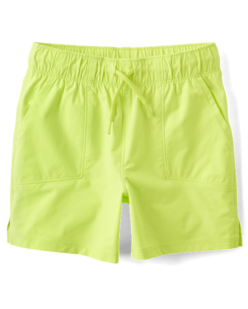 Short de bain actif en tissu ripstop à séchage rapide pour bébés et petits garçons