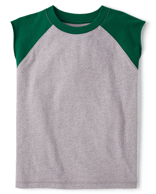 Boys Colorblock Muscle Tank Top