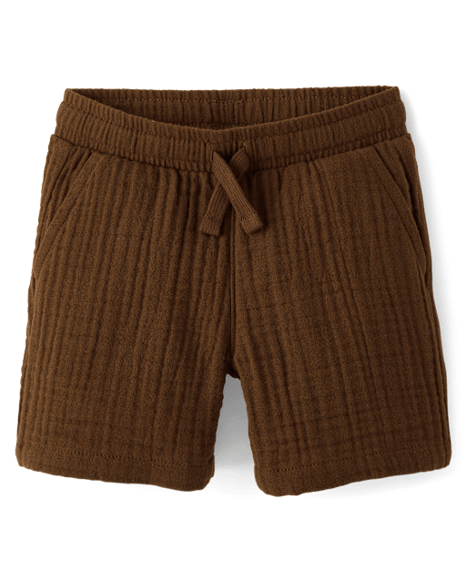 Boys Gauze Pull On Shorts