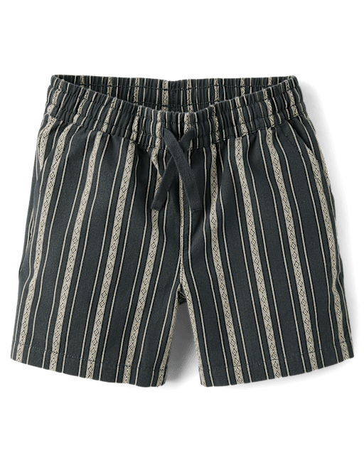 Boys Embroidered Pull On Shorts