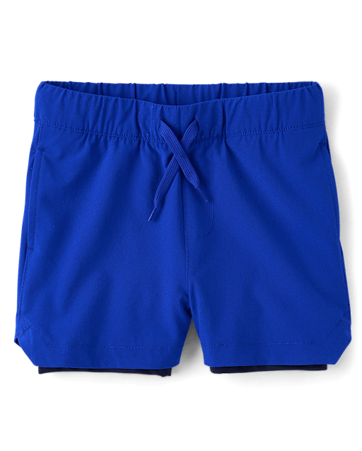 Boys Quick Dry Lined Mesh Active Shorts