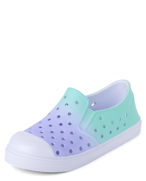 Girls Ombre Perforated Water Sneakers