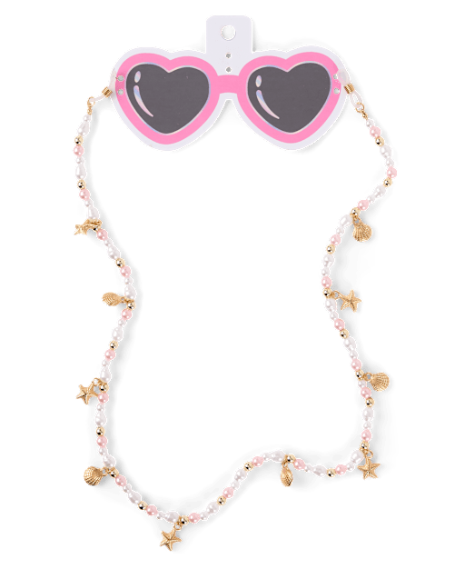 Girls Seashell Beaded Sunglasses Chain