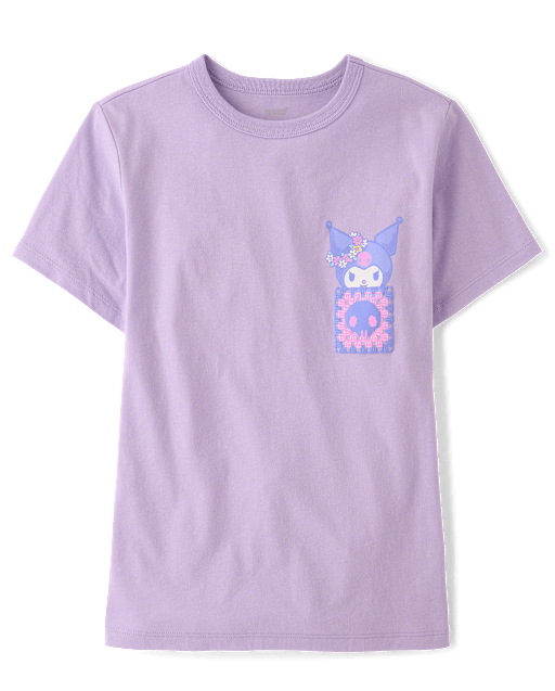 Girls Hello Kitty® And Friends Puff Print Front And Back Relaxed Graphic Tee