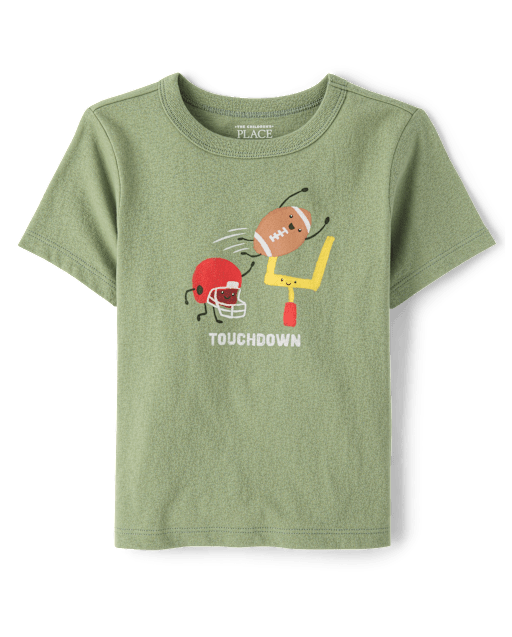 Baby And Toddler Boys Touchdown Graphic Tee