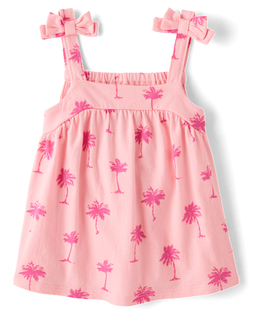 Toddler Girls Tie Shoulder Top