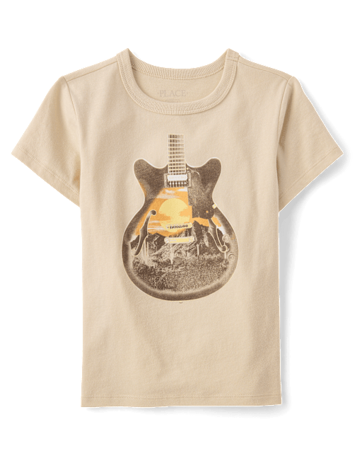 T-shirt graphique guitare pour garçon