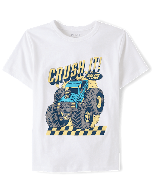 Boys Monster Truck Graphic Tee