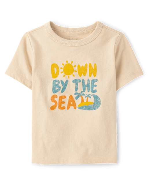 Baby And Toddler Boys Down By The Sea Graphic Tee