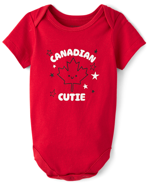 Body graphique Bébé Canadien Mignon