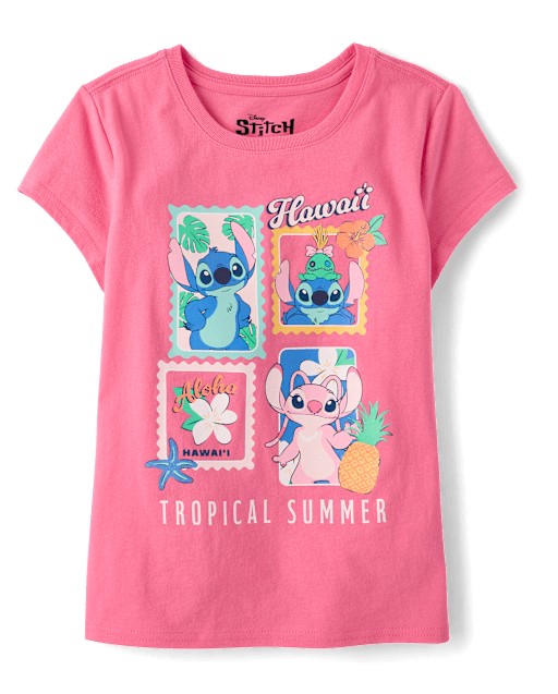 Girls Stitchâ¢ Stamp Graphic Tee