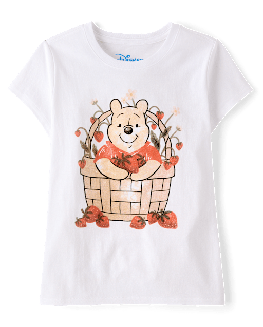 Girls Winnie The Poohâ¢ Strawberry Graphic Tee