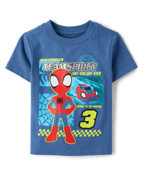 Baby And Toddler Boys Spidey™ Racecar Graphic Tee