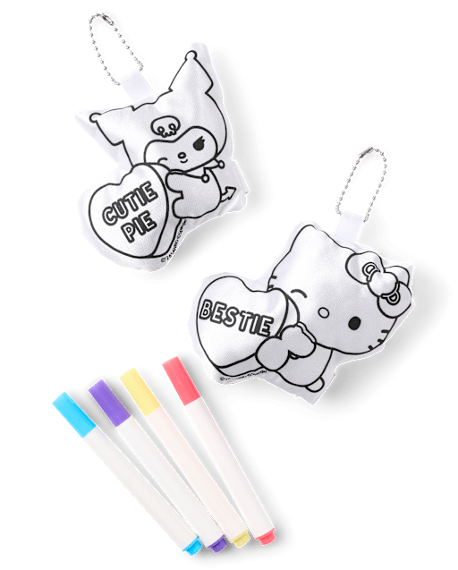 Girls Hello KittyÂ® x SweetheartsÂ® DIY Squishy Keychain Set