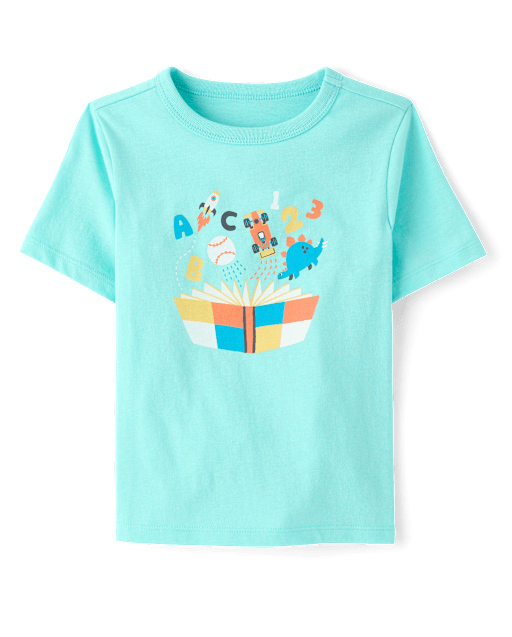 Baby And Toddler Boys Book Graphic Tee