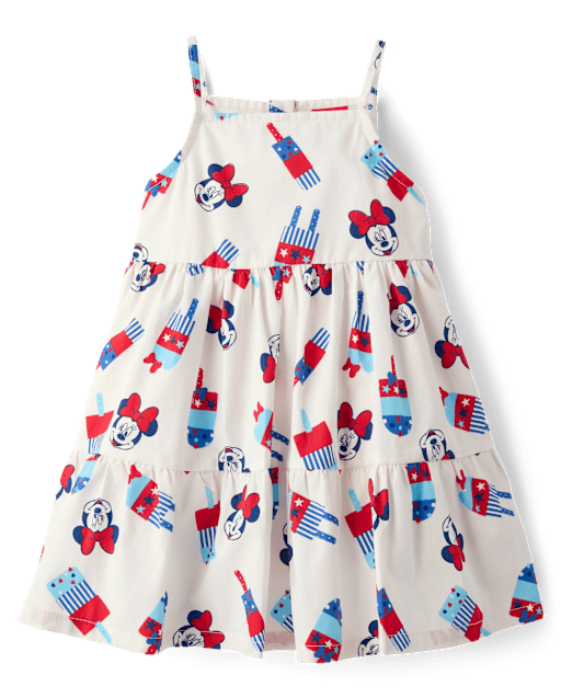 Toddler Girls Minnie Mouseâ¢ Americana Tiered Dress