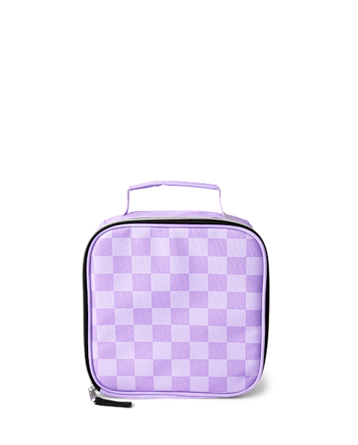 Girls Checkered Lunchbox