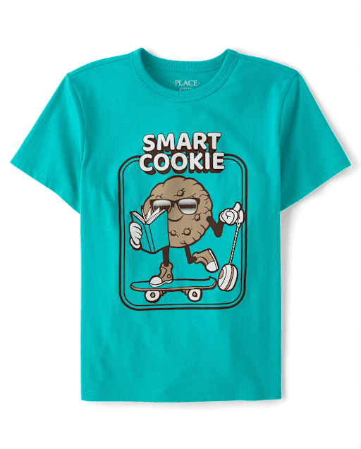 Boys Smart Cookie Graphic Tee