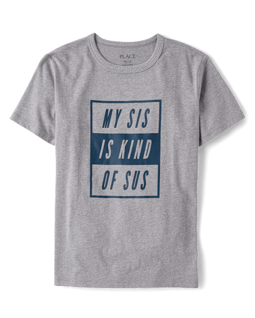 Boys Sis Is Sus Graphic Tee