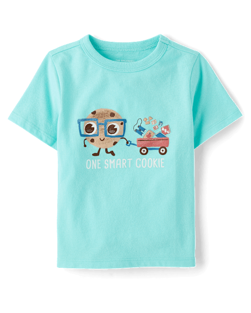 Baby And Toddler Boys Smart Cookie Graphic Tee