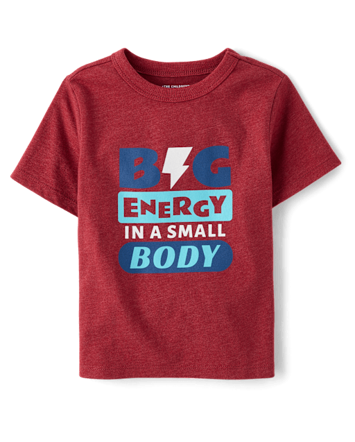 Baby And Toddler Boys Big Energy Graphic Tee