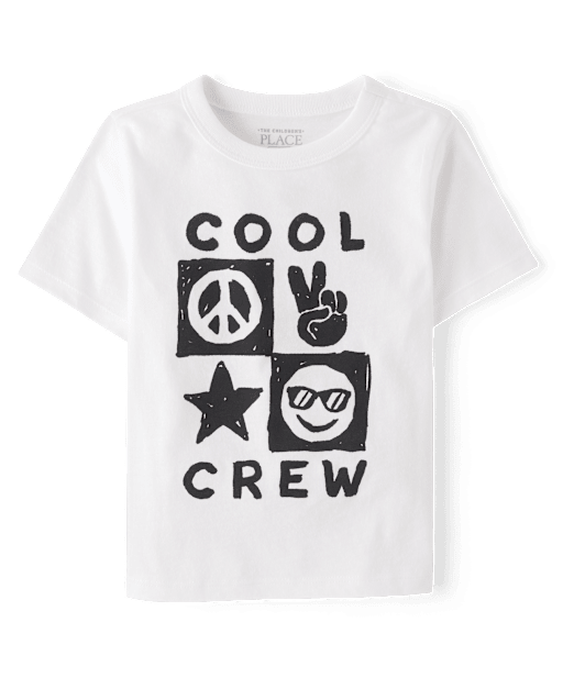 Baby And Toddler Boys Cool Crew Graphic Tee